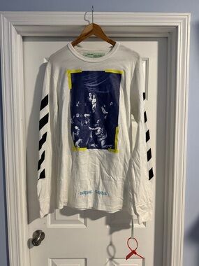 Off-White Caravaggio Long Sleeve Tee – Seeing Things – NWT